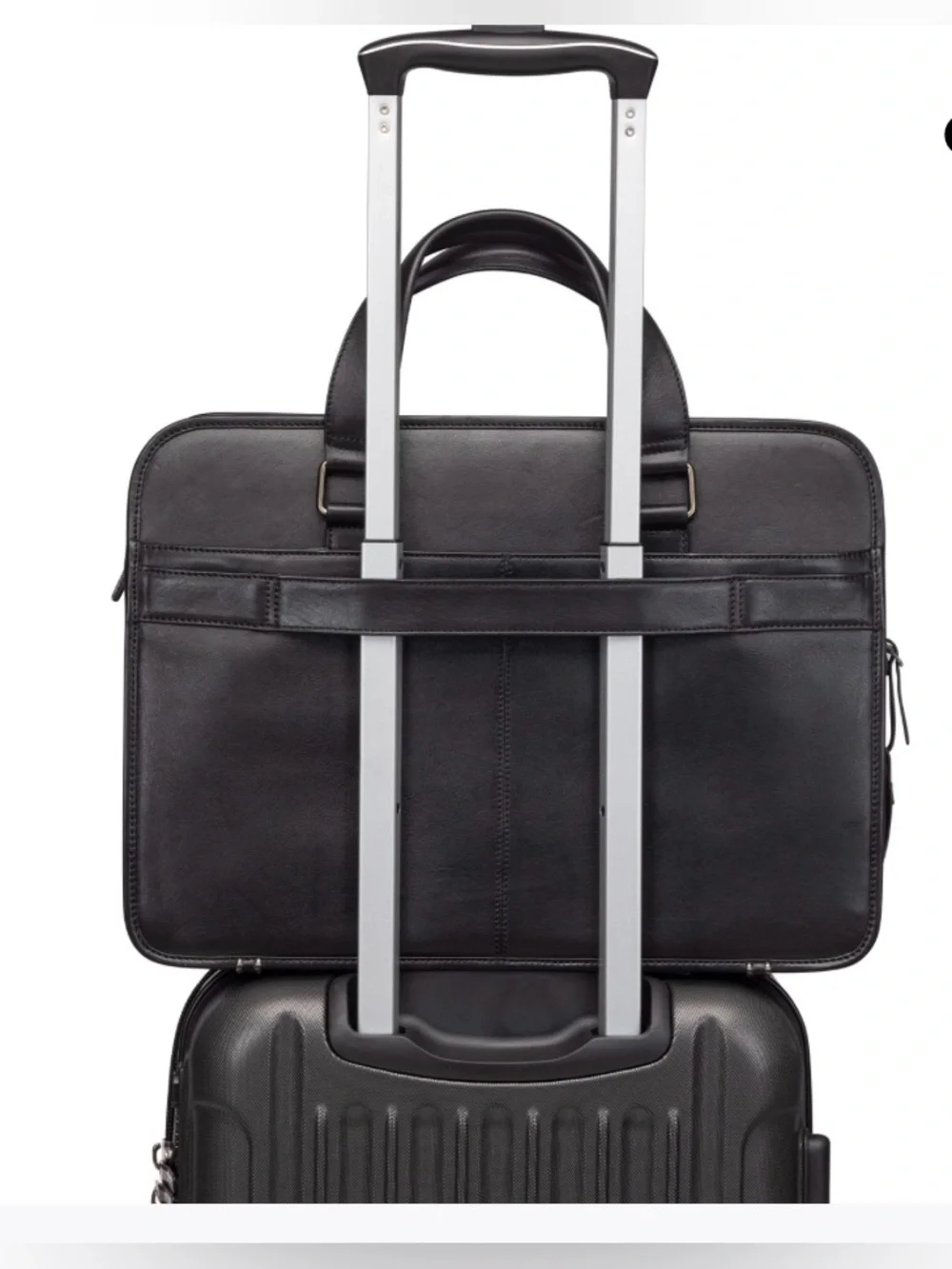 MANCINI Milan Triple Compartment Briefcase NWT